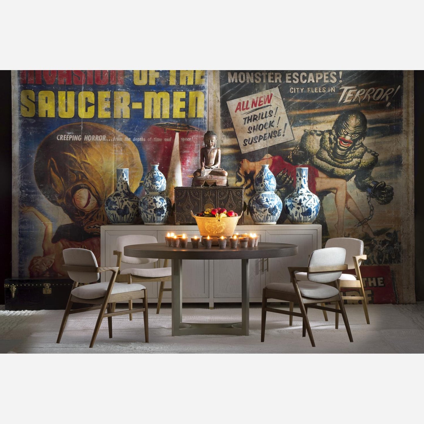 Andrew Martin Ashton Round Dining Table lifestyle