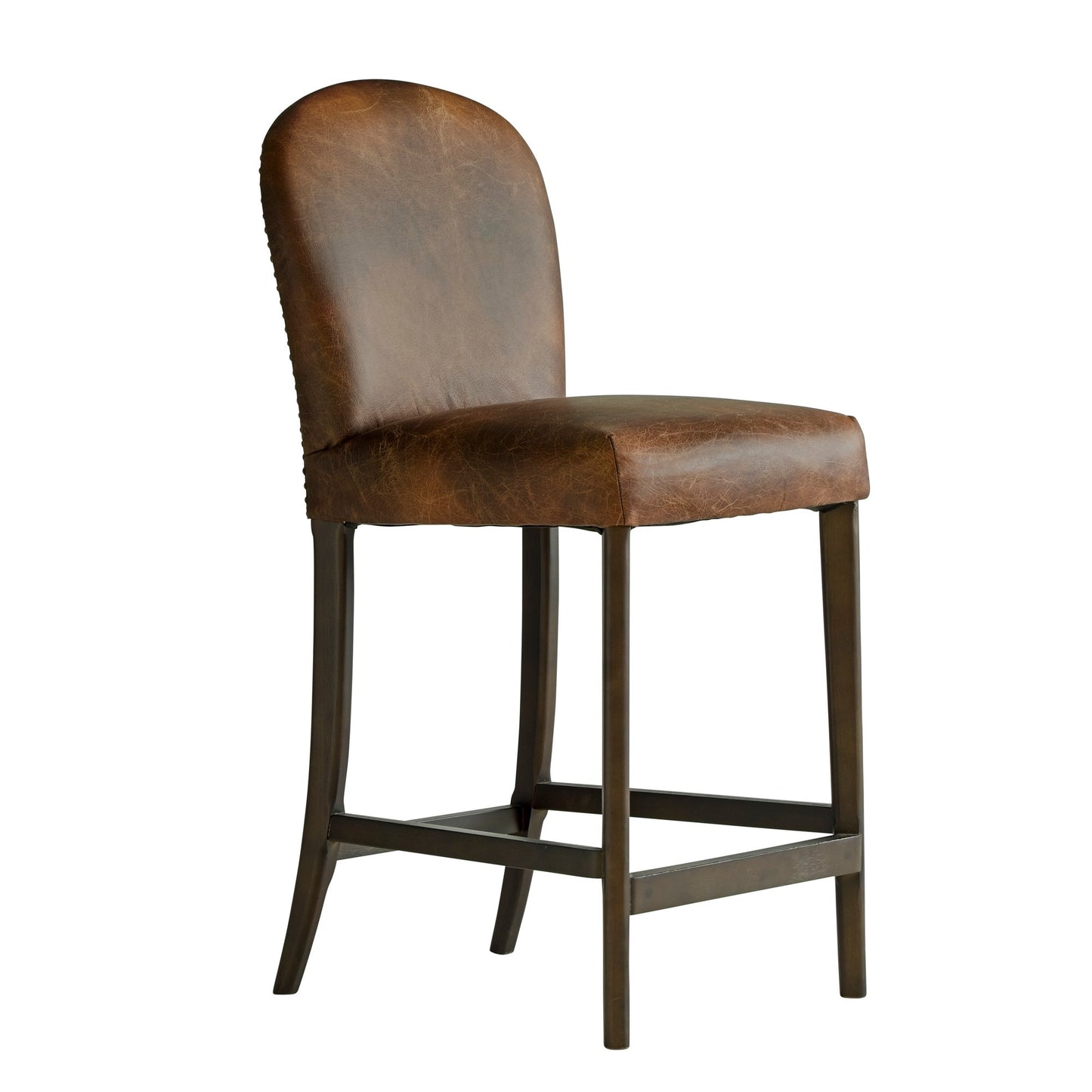 Andrew Martin Nico Bar Stool Brown Leather packshot