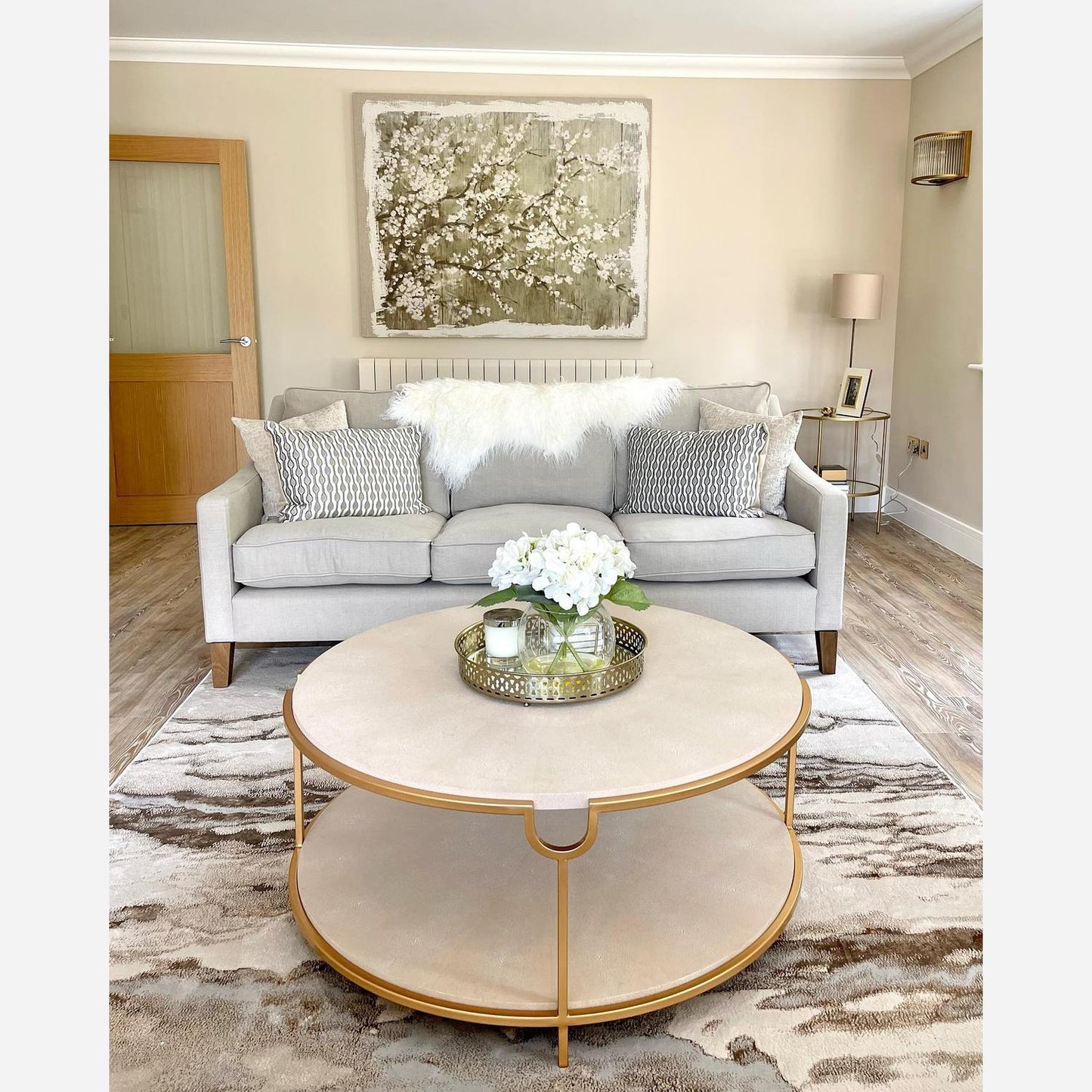 Andrew Martin Katia Coffee Table Cream