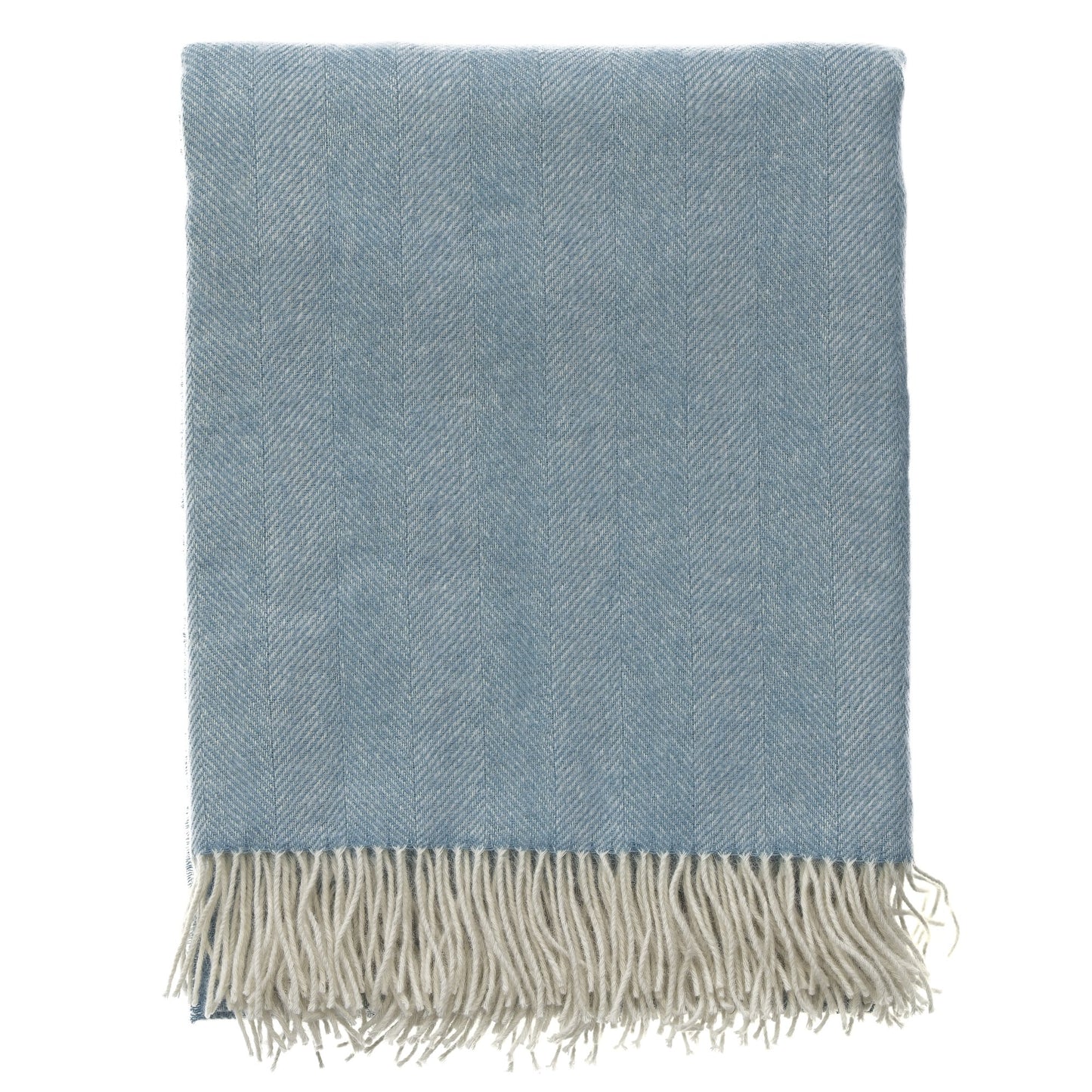 Andrew Martin | Herringbone Throw Blue