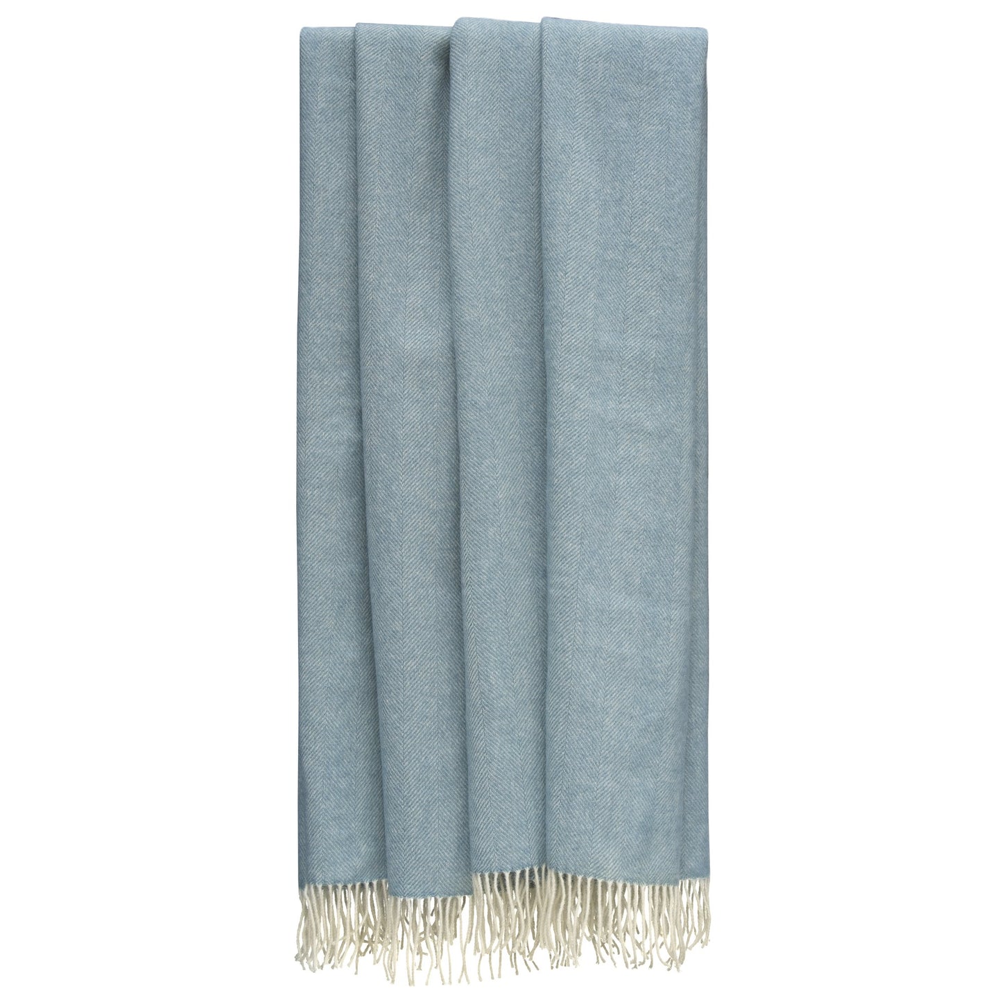 Andrew Martin | Herringbone Throw Blue