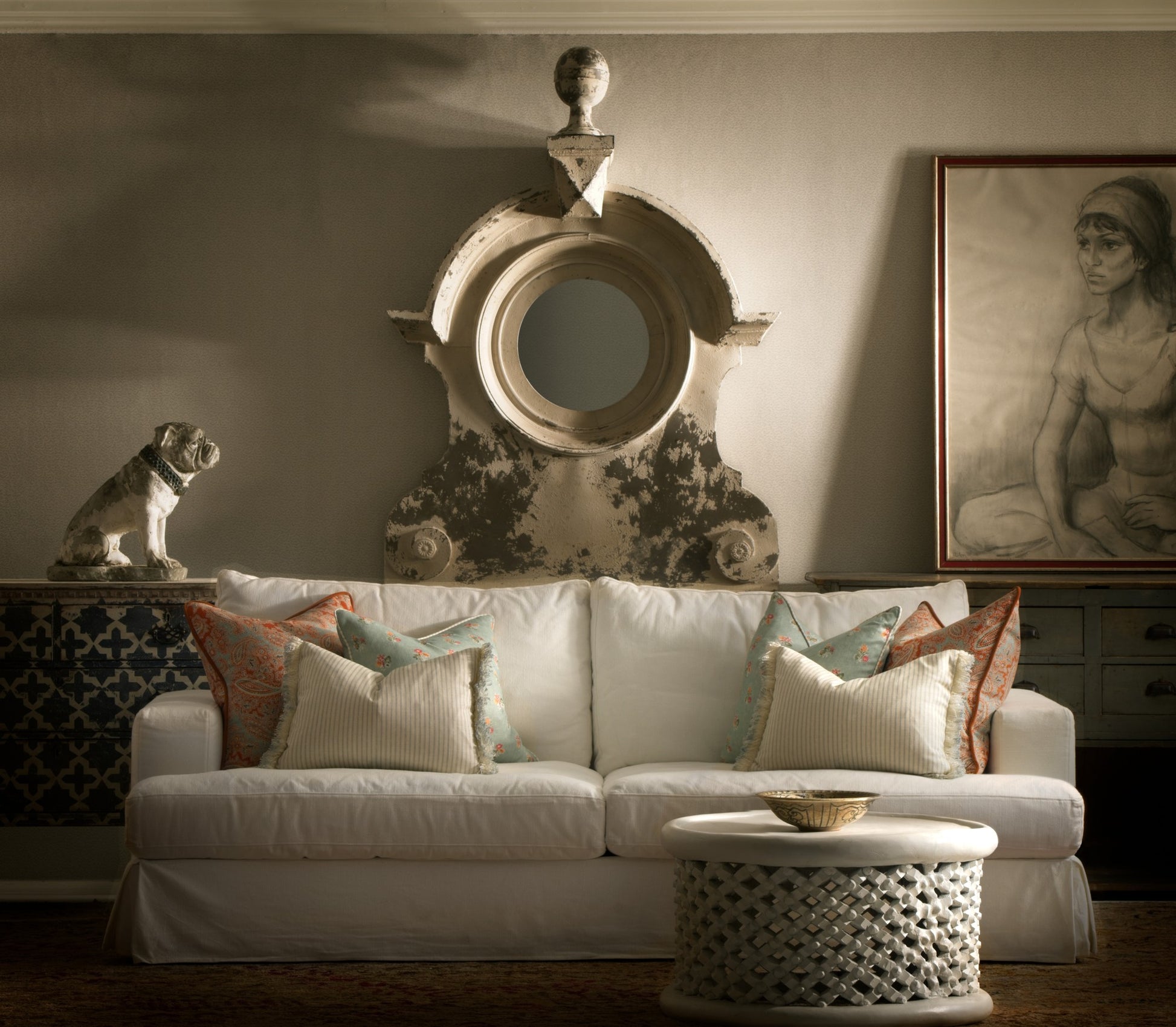 Andrew Martin Strand Custom Sofa lifestyle