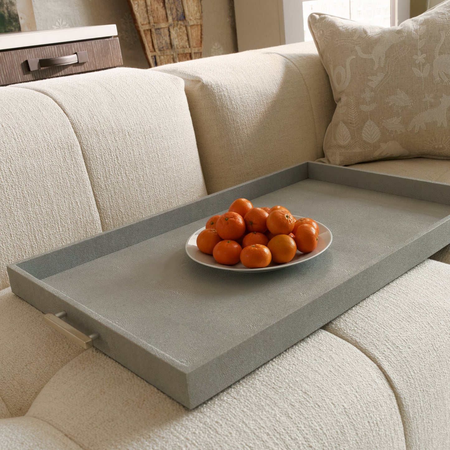 Andrew Martin | Santos Tray Light Grey