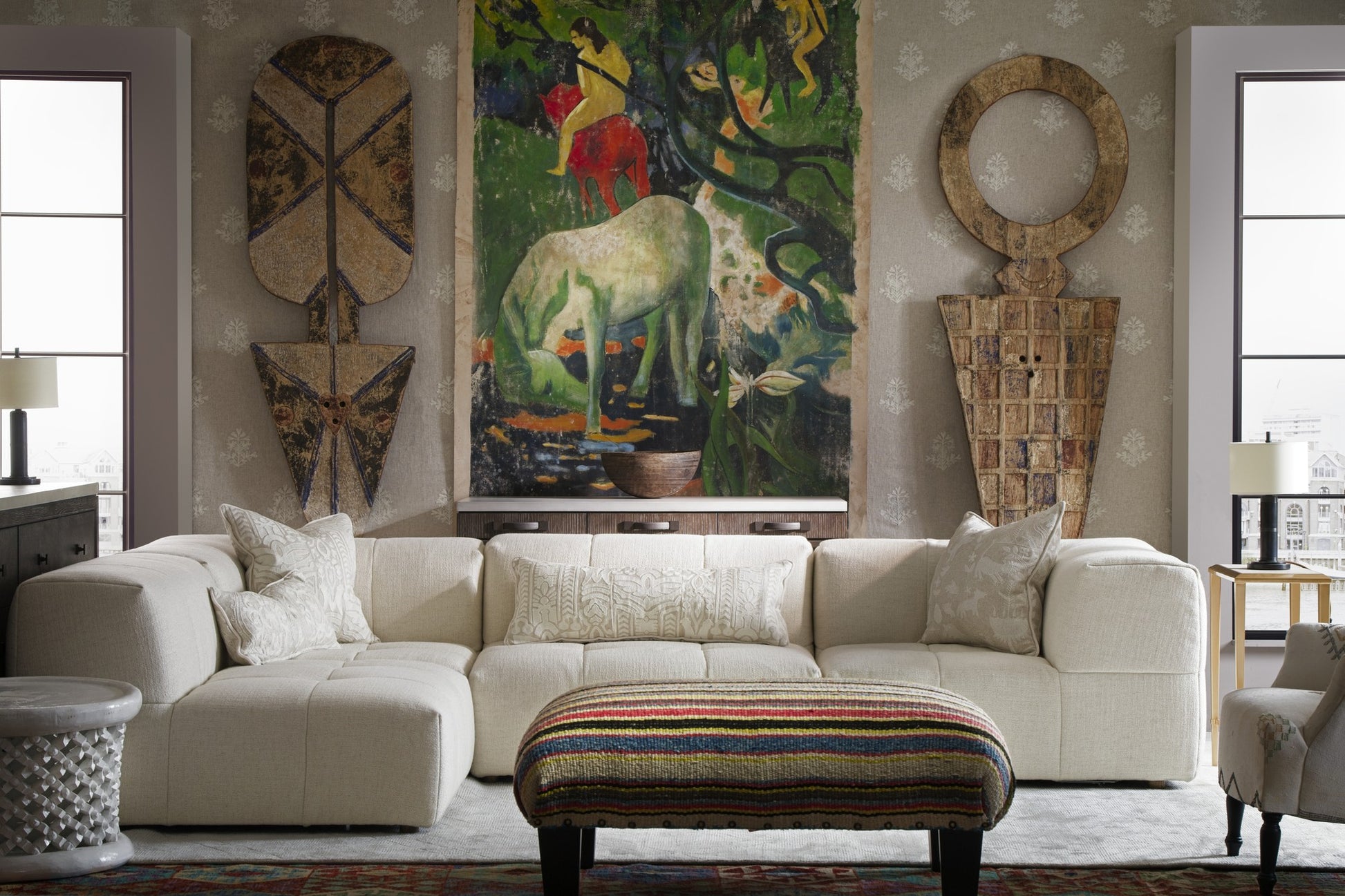 Andrew Martin Tolco Sectional Sofa lifestyle