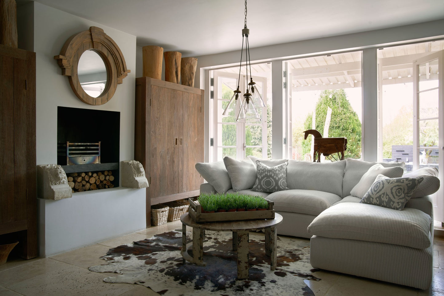 Andrew Martin Truman Junior Custom Sofa in Savannah Storm