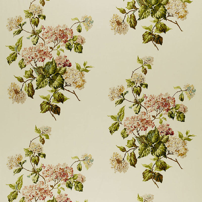 Schumacher | Summer Hydrangea fabric - 1315000