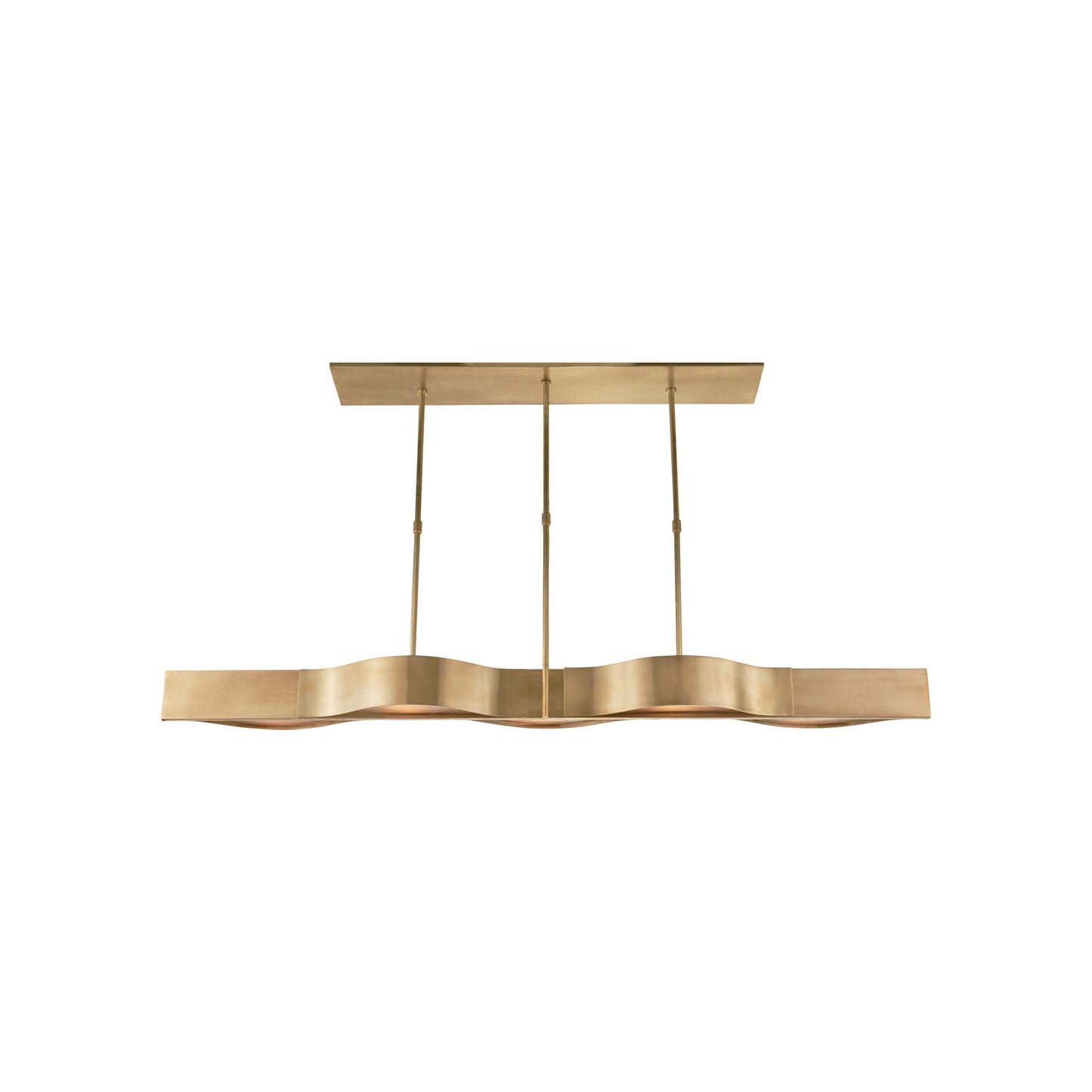 Andrew Martin | Avant Linear Pendant Light, Antique Burnished Brass