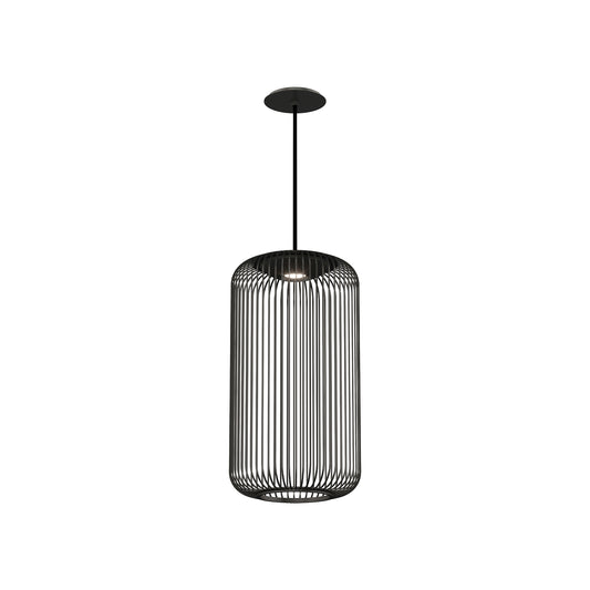 Andrew Martin | Kai Lantern Pendant Light, Aged Iron