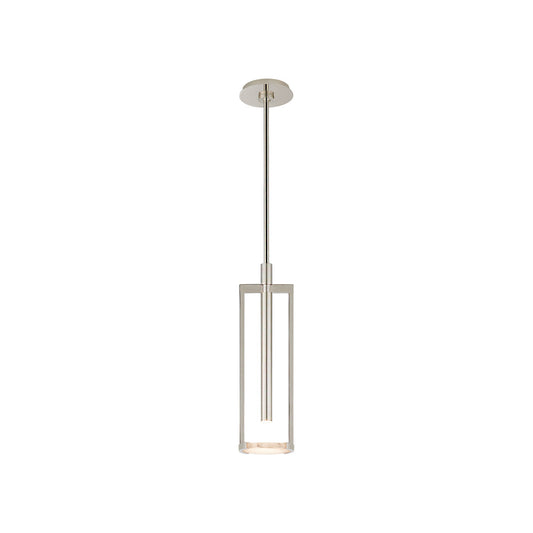 Andrew Martin | Melange Disc Pendant Light, Polished Nickel