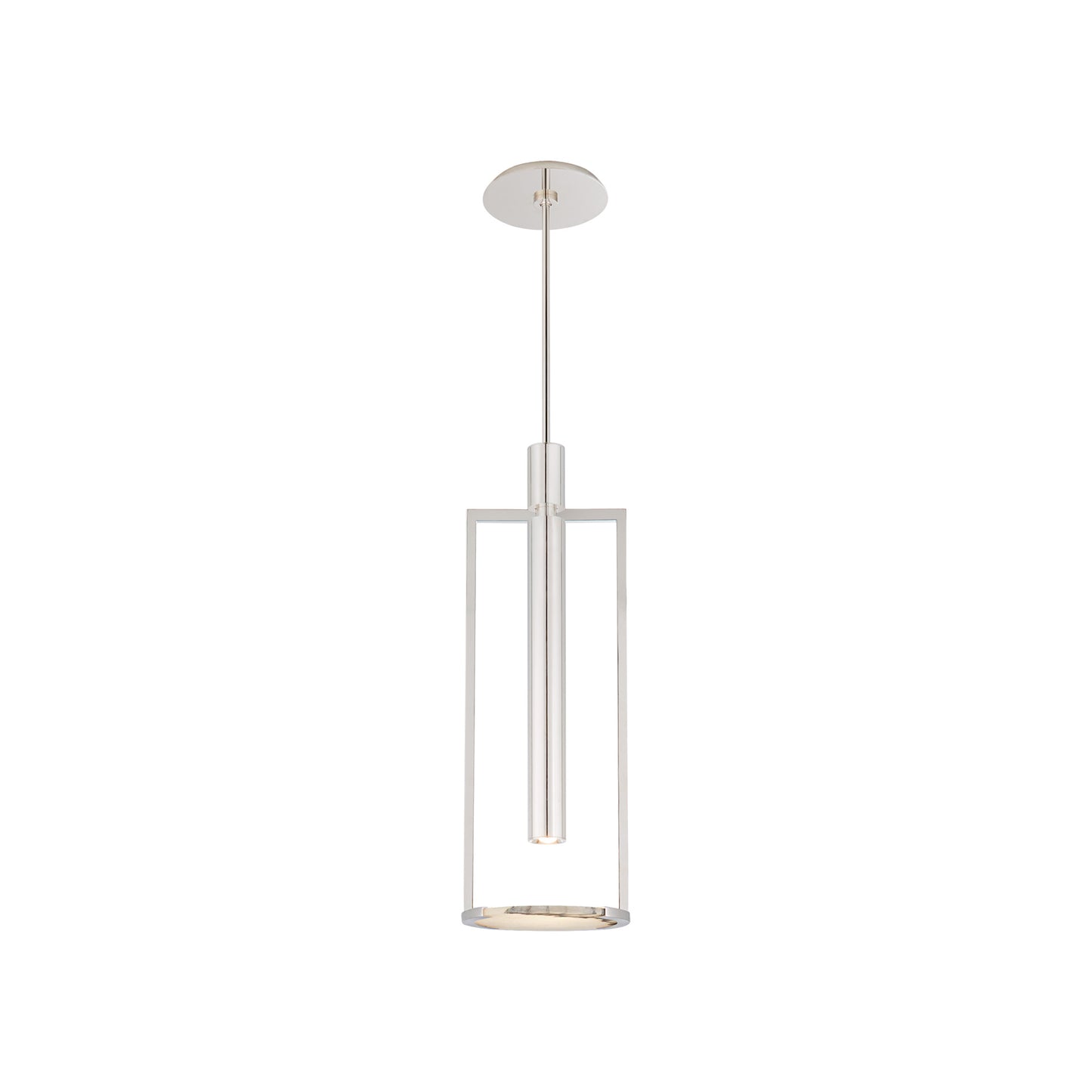 Andrew Martin | Melange Disc Pendant Light, Polished Nickel