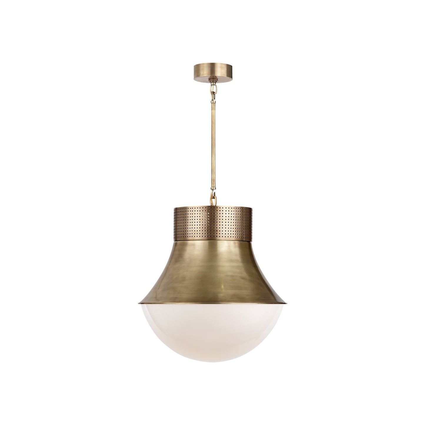 Andrew Martin | Precision Pendant Light, Antique Burnished Brass