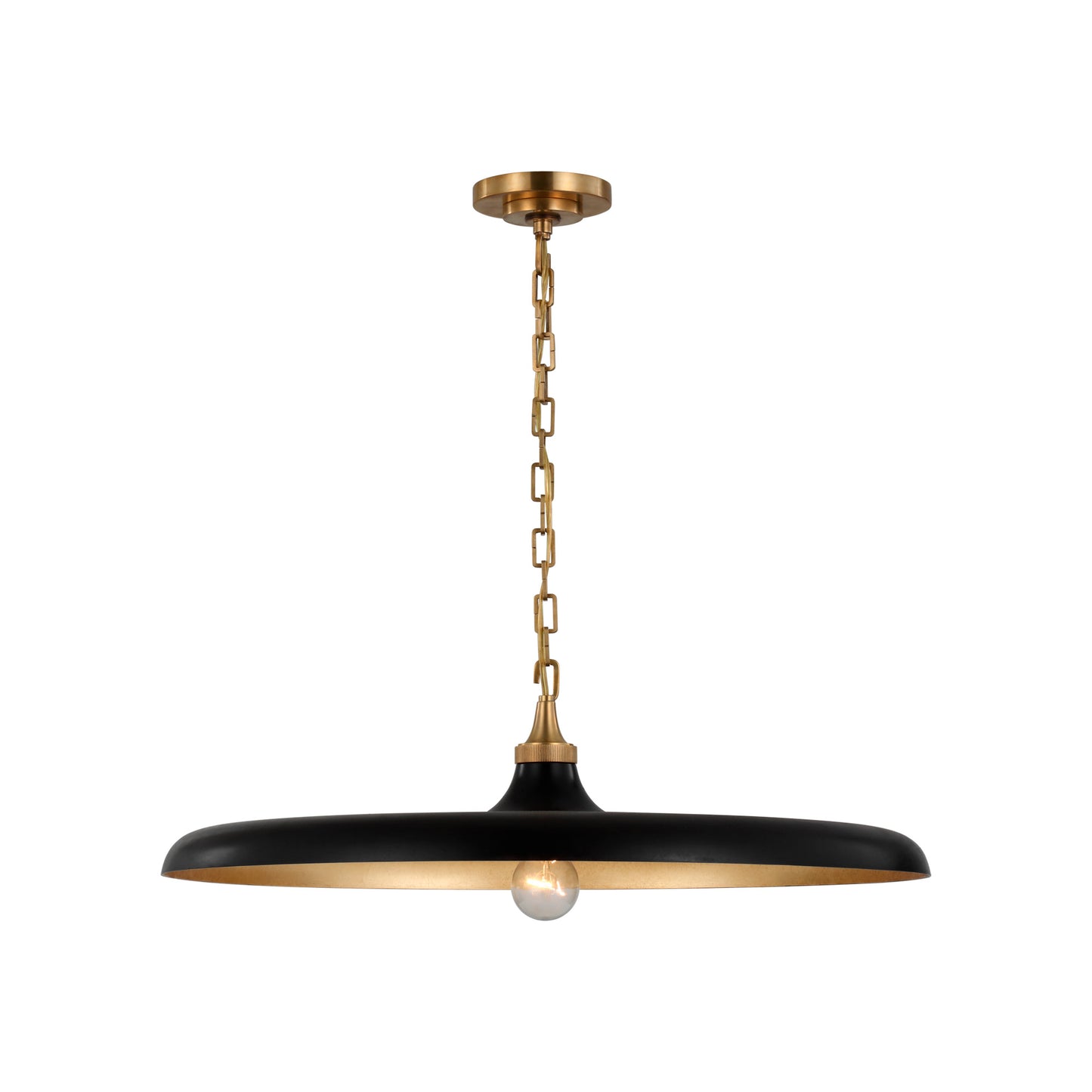 Andrew Martin Piatto Pendant Light Brass