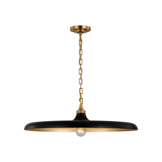 Andrew Martin Piatto Pendant Light Brass