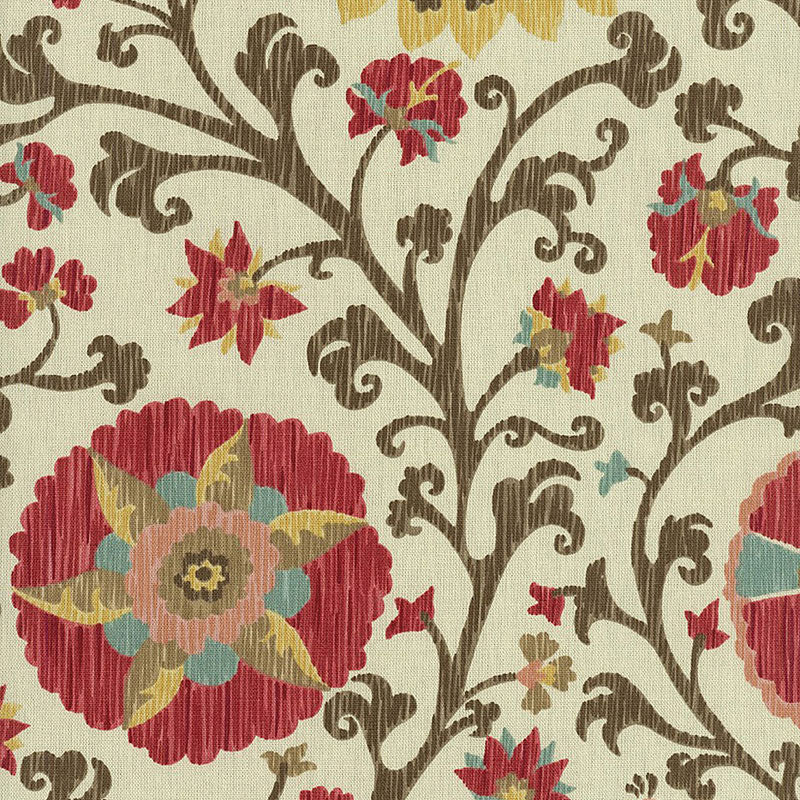 Schumacher | Fergana Embroidery Print fabric - 1327000