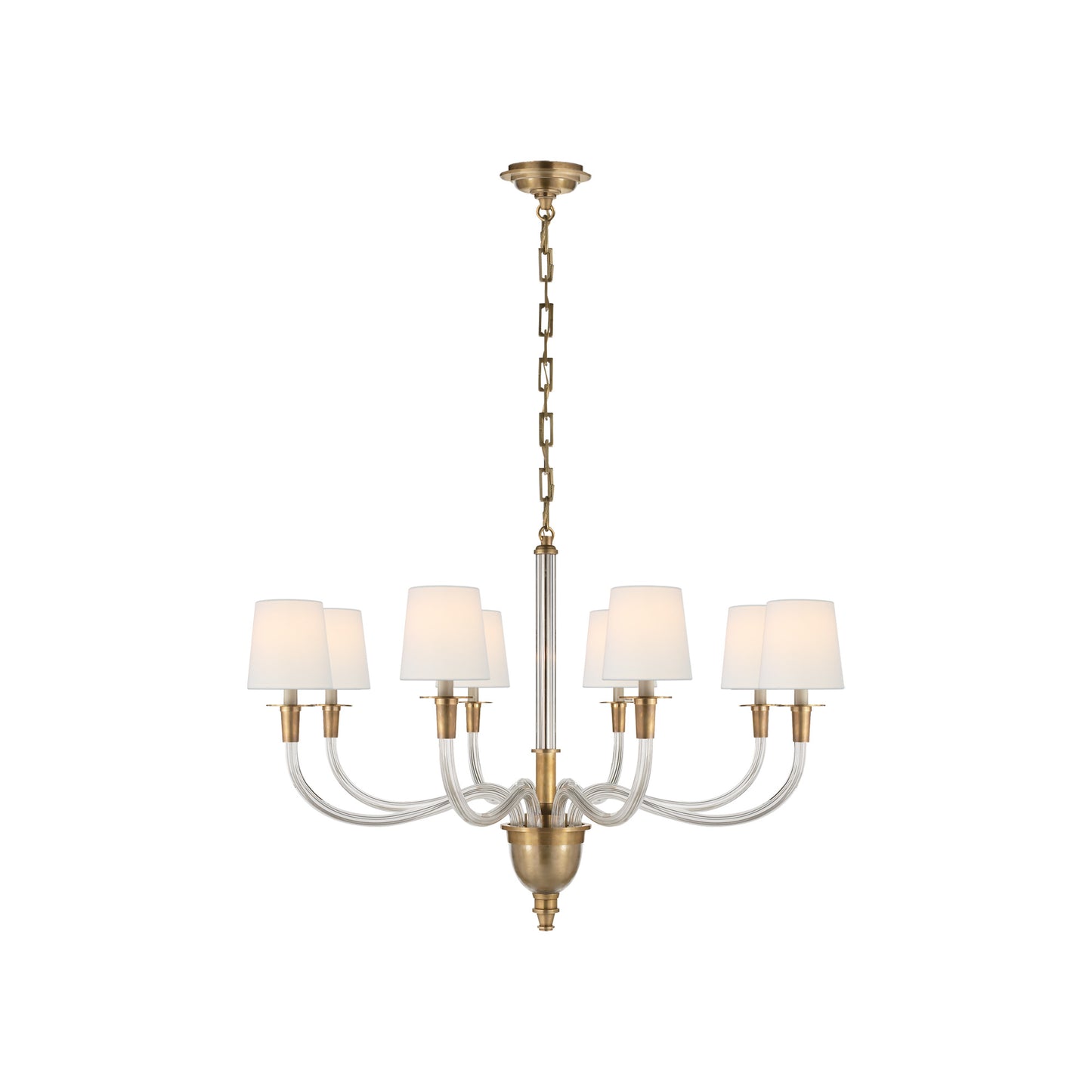 Andrew Martin | Vivian Chandelier, Antique Brass