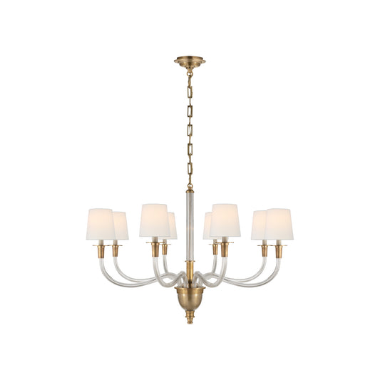 Andrew Martin | Vivian Chandelier, Antique Brass
