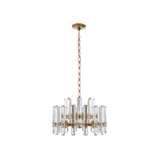 Bonnington Chandelier in Hand-Rubbed Antique Brass