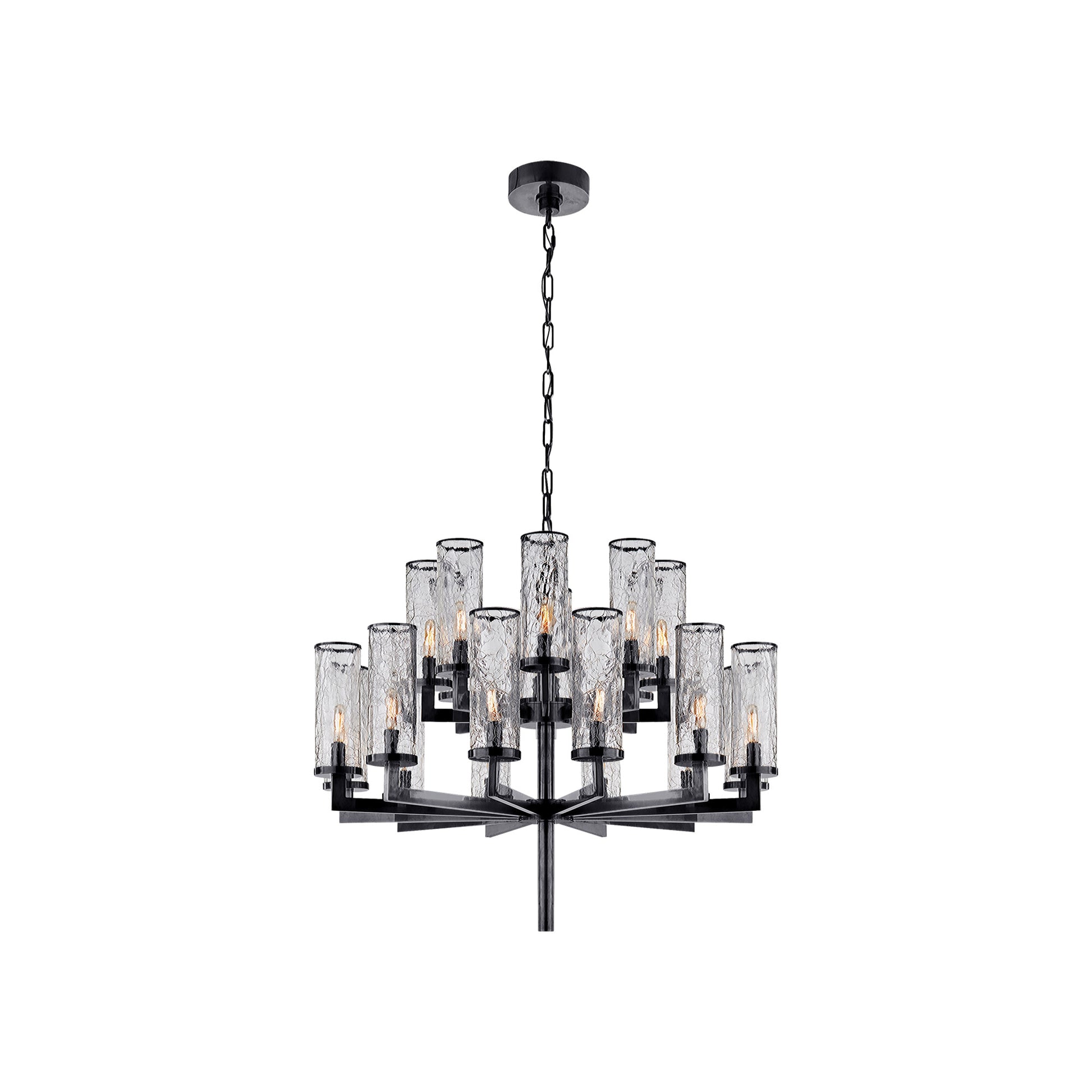Liaison 2 Tier Chandelier in Bronze