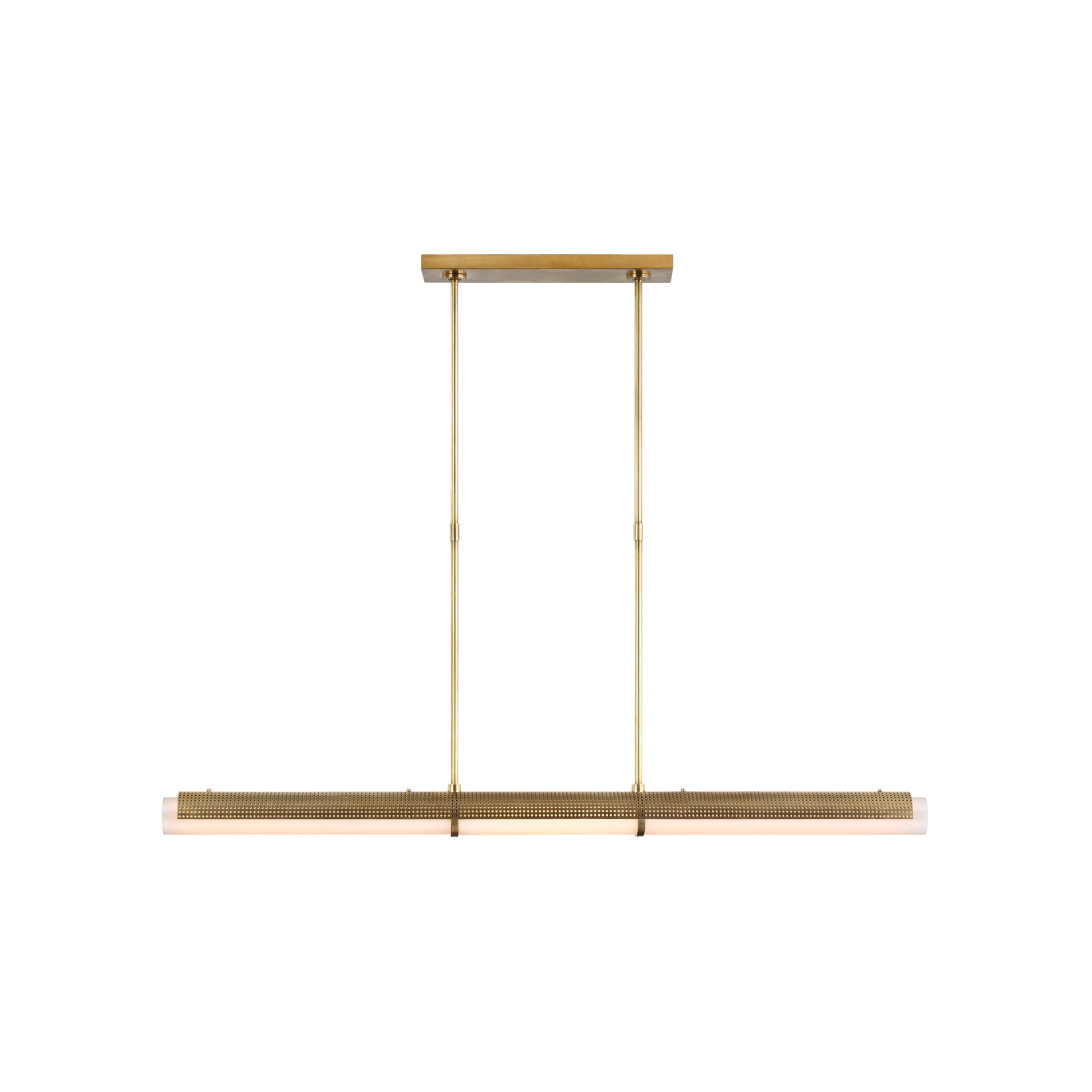 Precision Linear Pendant Light in Antique Burnished Brass