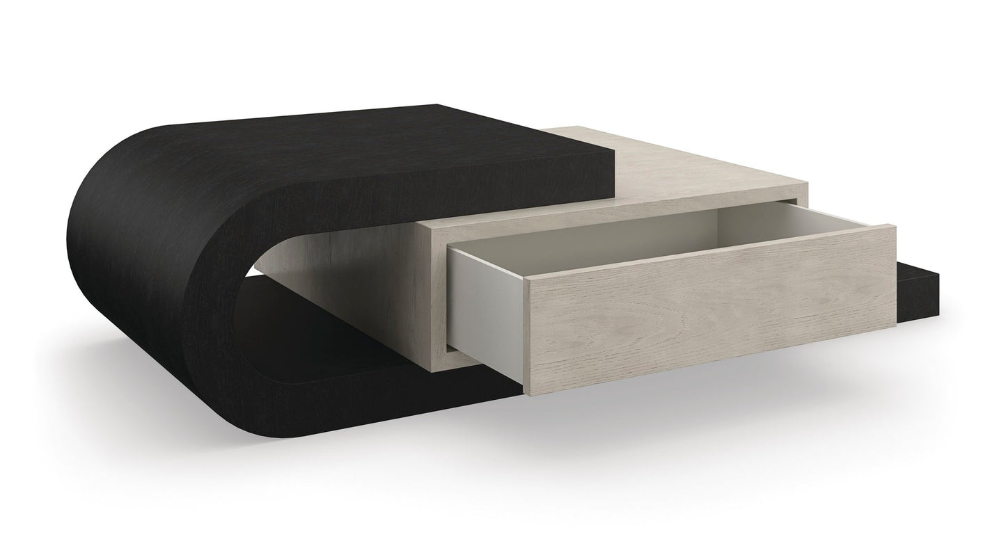 Celeste Coffee Table drawer open