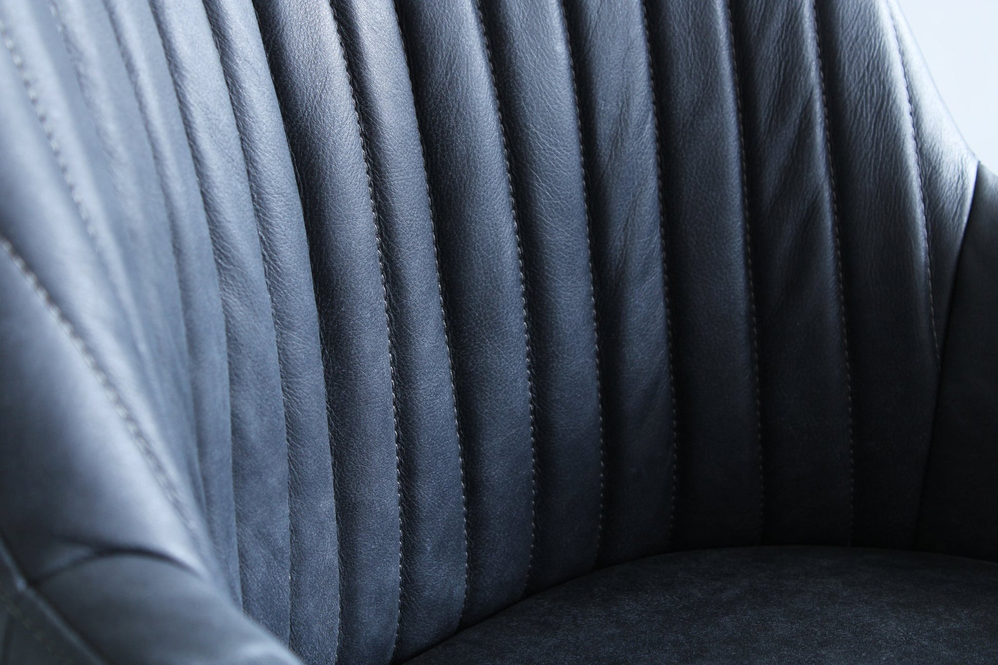 Andrew Martin Freud Desk Chair stitching detail