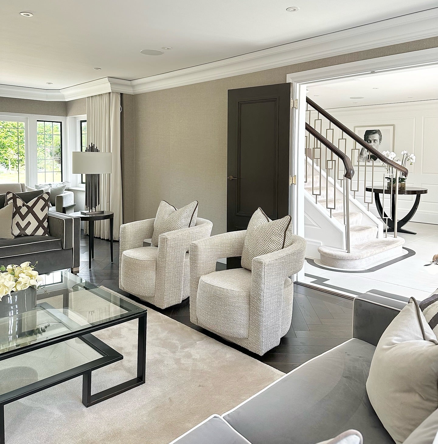 Andrew Martin Madison Custom Swivel Chair lifestyle