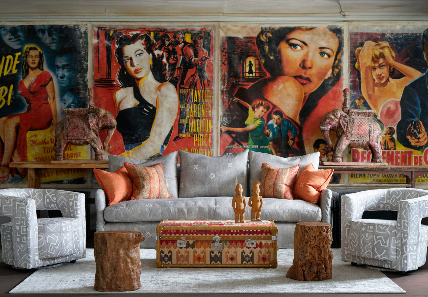 Andrew Martin | Kilim Trunk Coffee Table