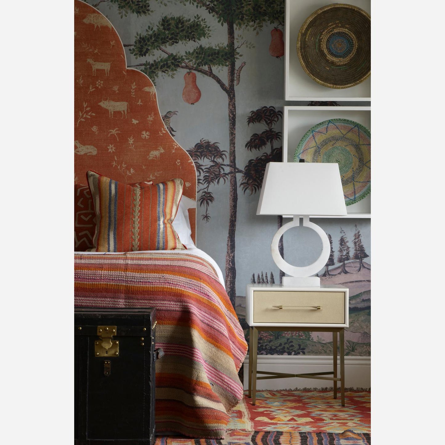 Andrew Martin Alice Bedside Table Ivory lifestyle