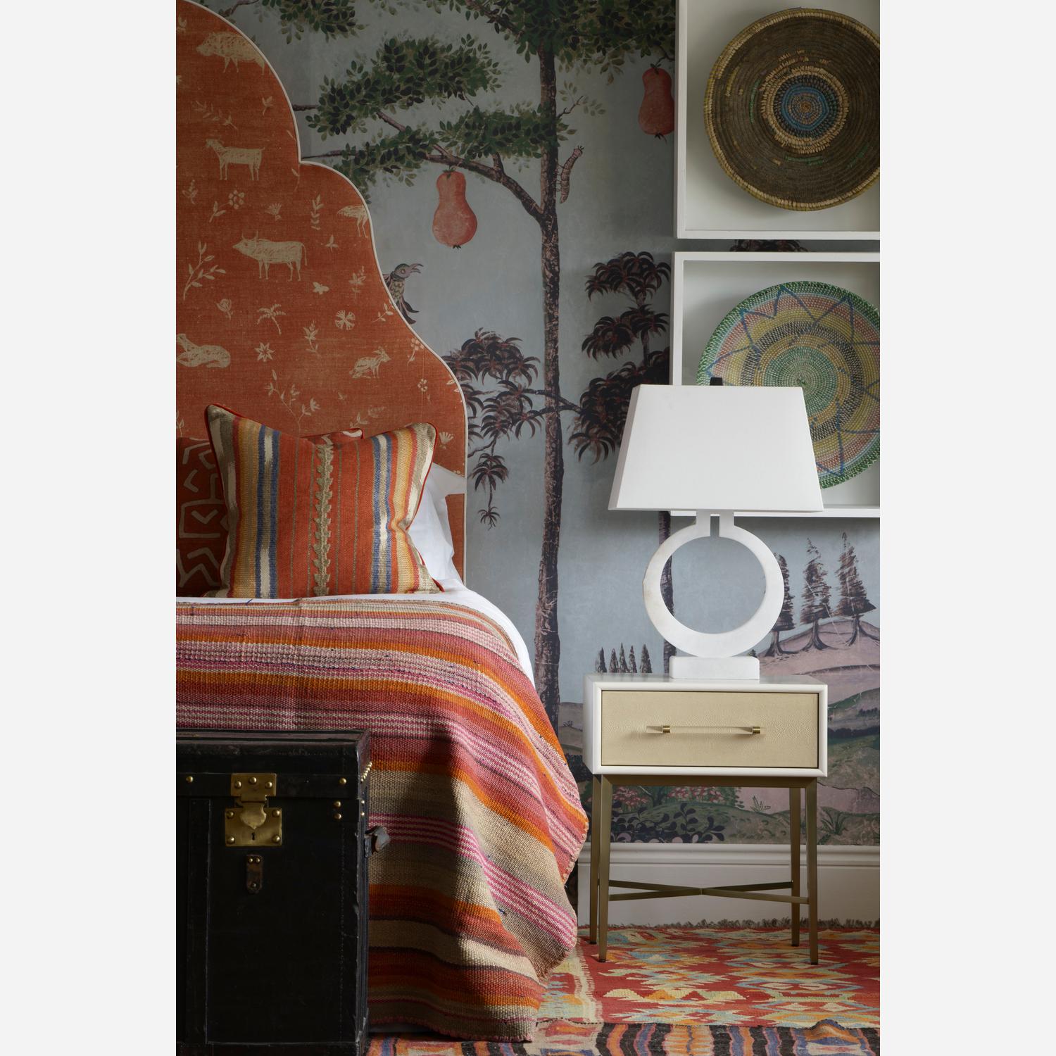 Andrew Martin Alice Bedside Table Ivory lifestyle