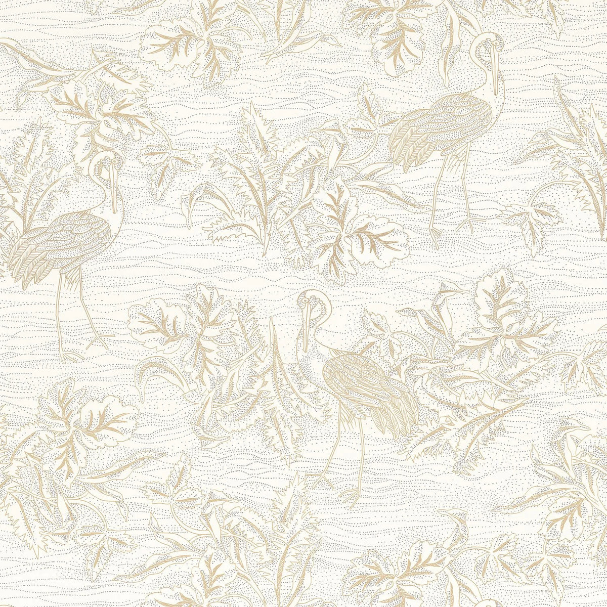 Casamance Mirador wallpaper — Blanc