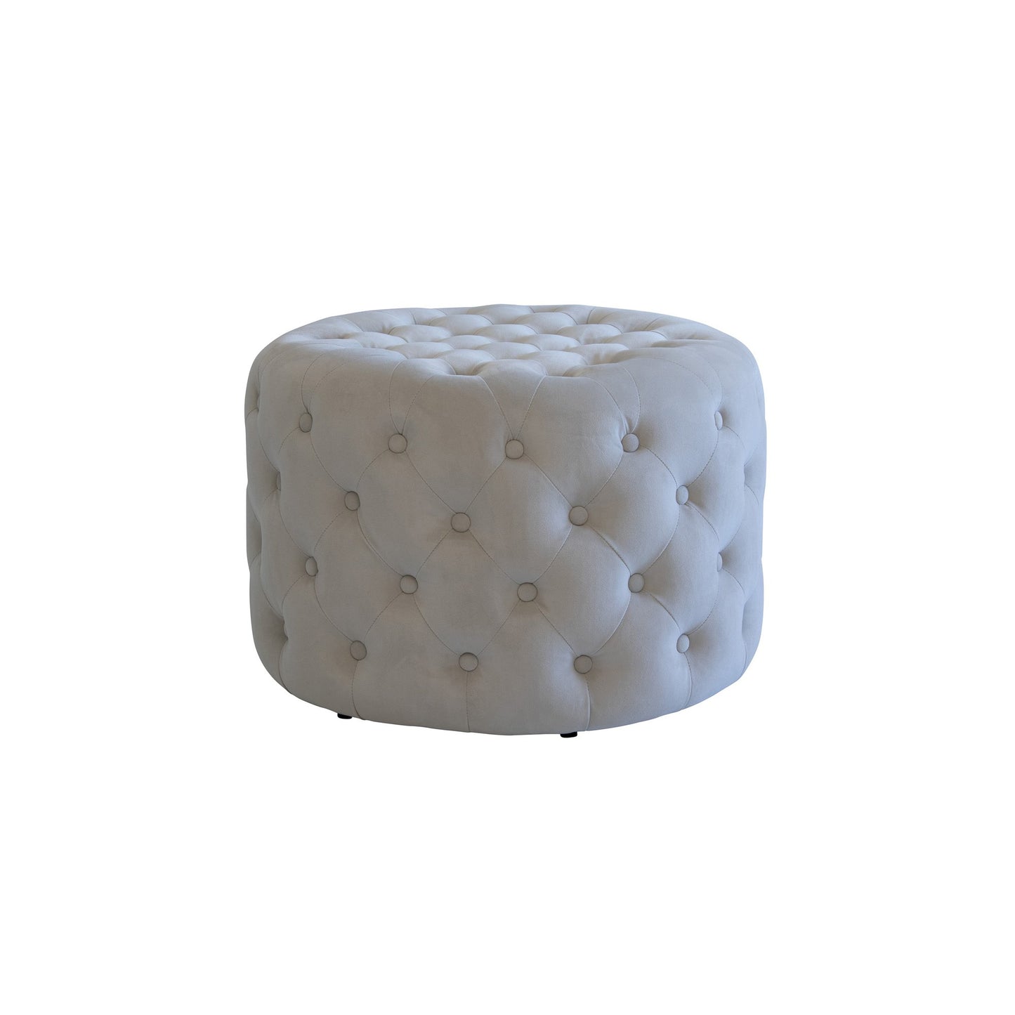 Andrew Martin Forte Ottoman Small Putty