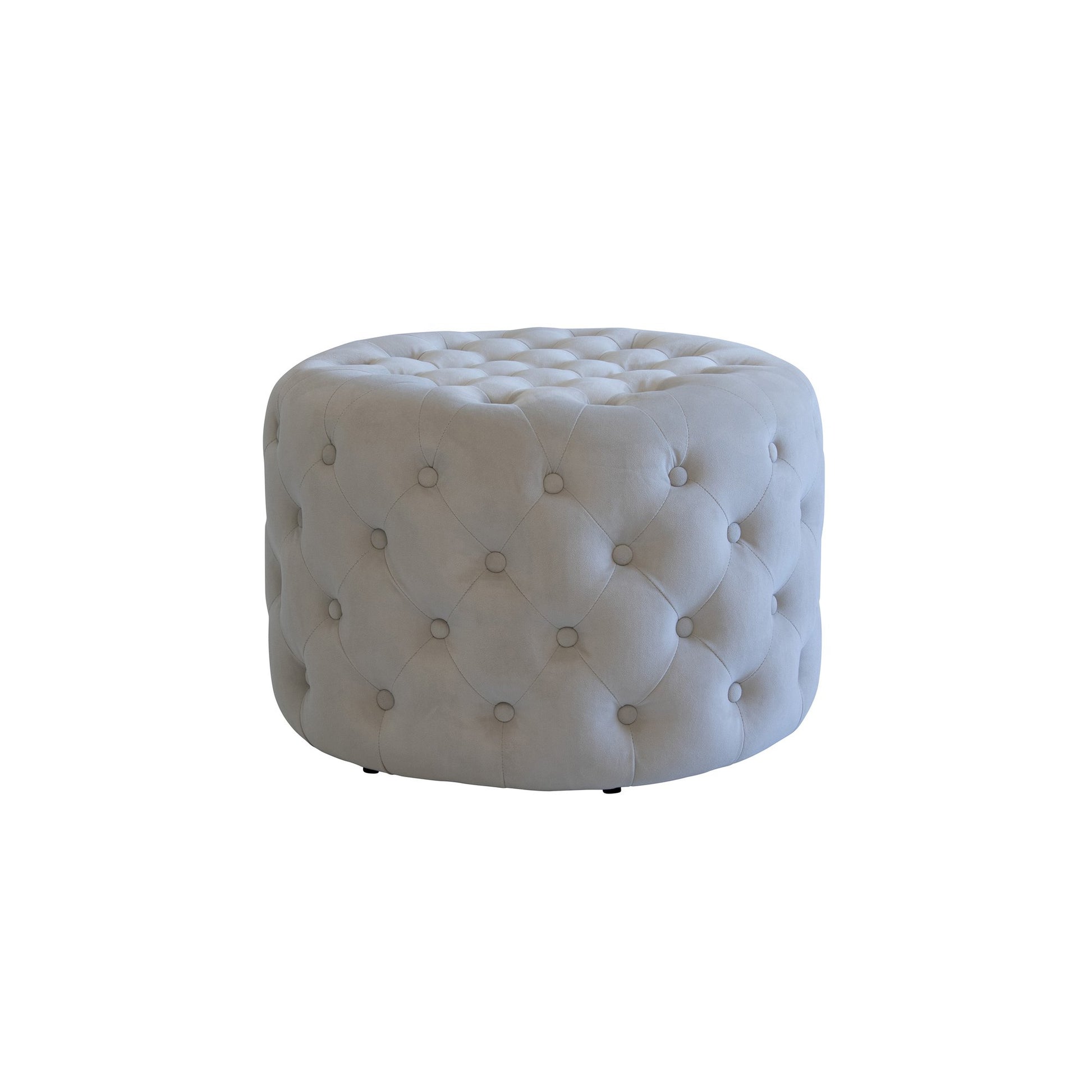 Andrew Martin Forte Ottoman Small Putty