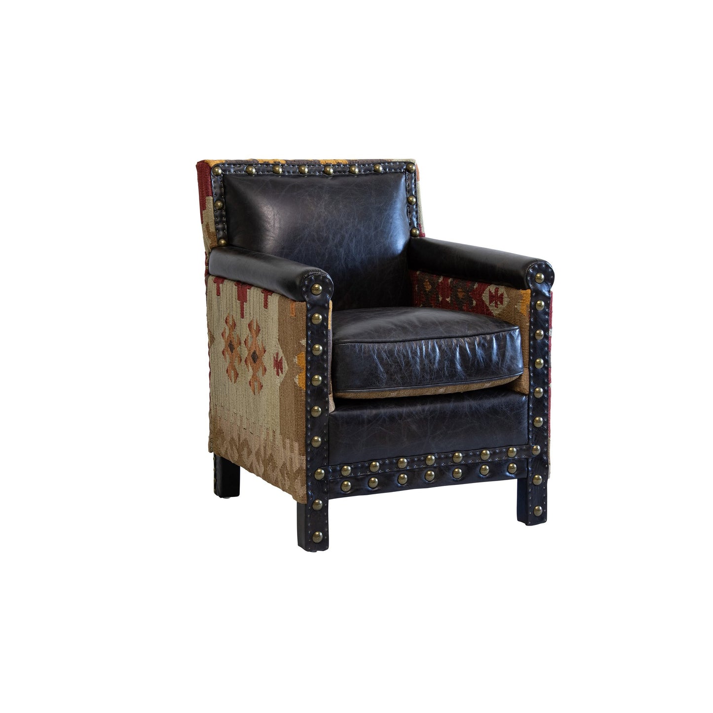 Andrew Martin Marlborough Chair Kilim Fudge packshot