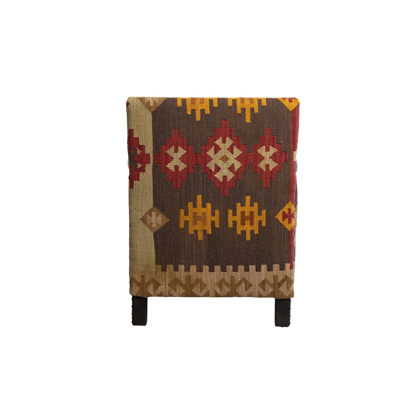 Andrew Martin Marlborough Chair Kilim Fudge back