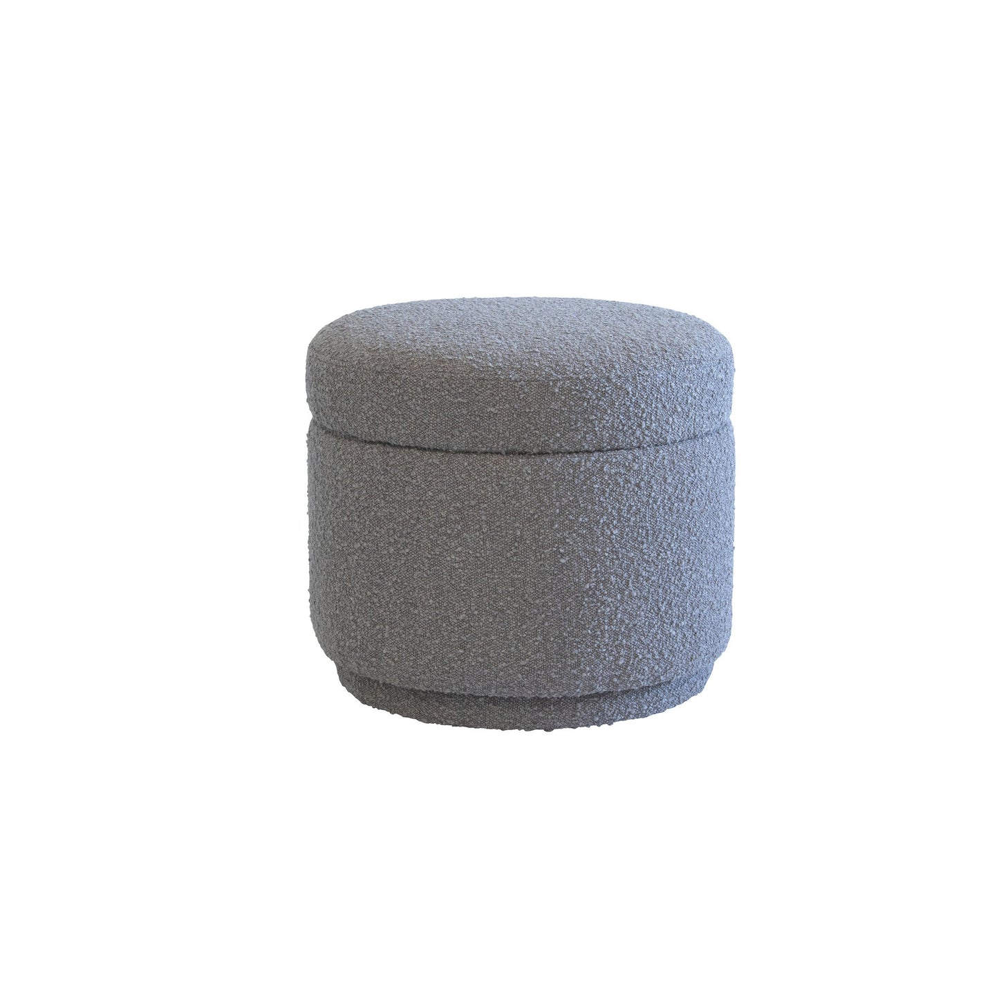 Andrew Martin Tondu Storage Ottoman Pebble