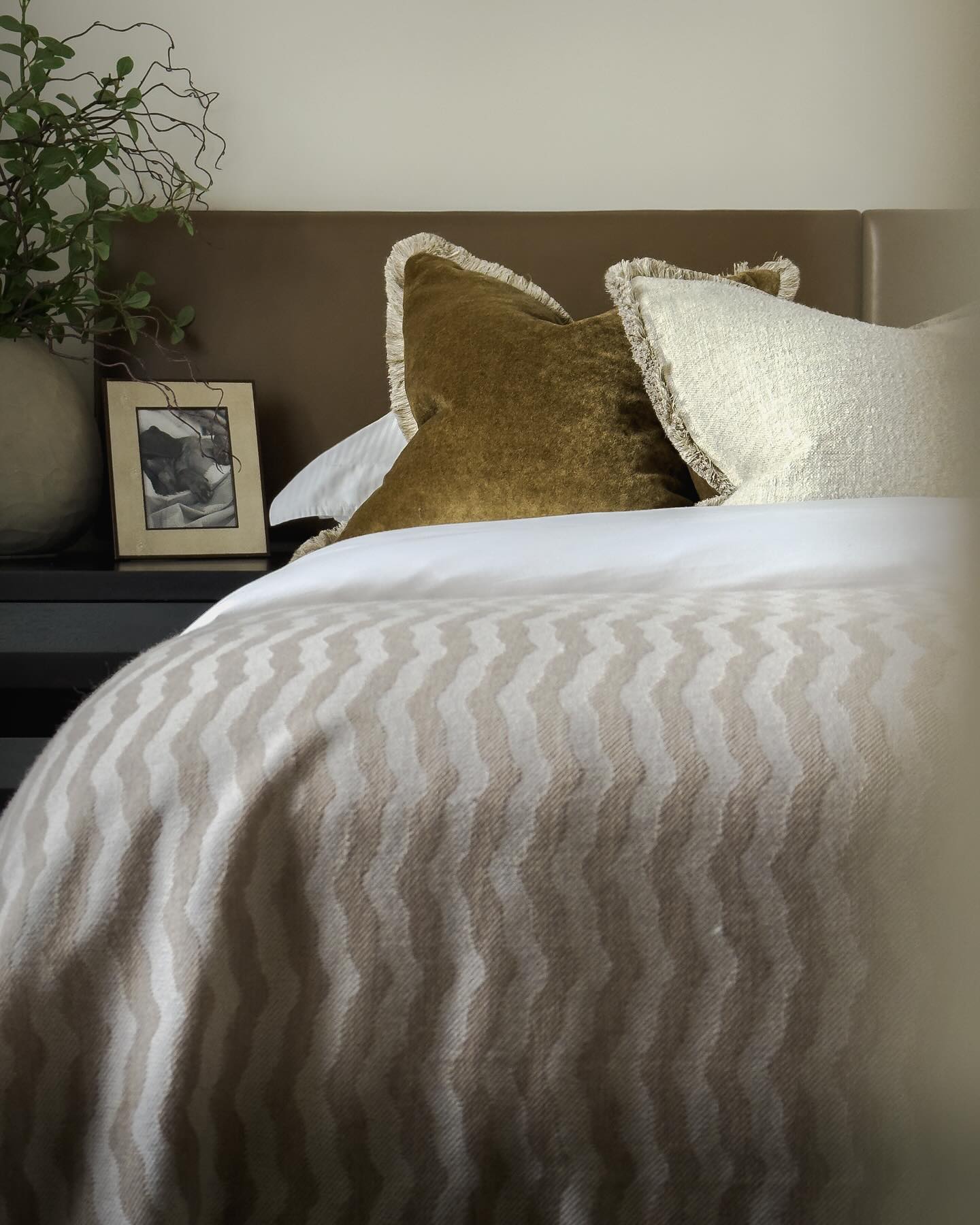 Andrew Martin | Fosca Throw Latte
