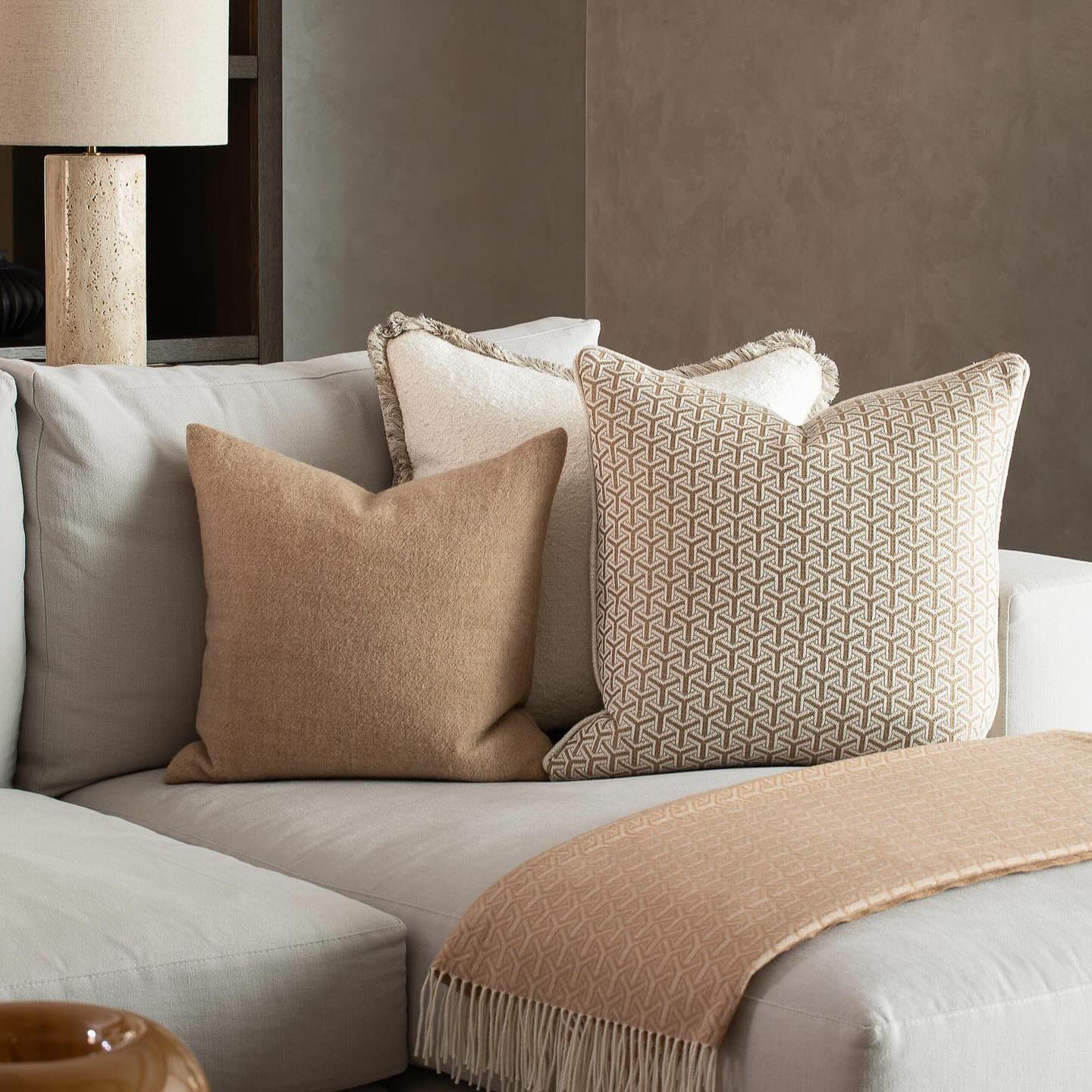 Andrew Martin | Monte Throw Tan