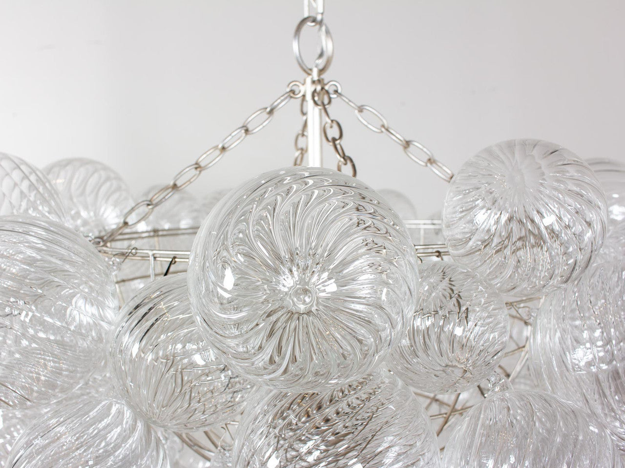 Andrew Martin | Talia Chandelier, Burnished Silver