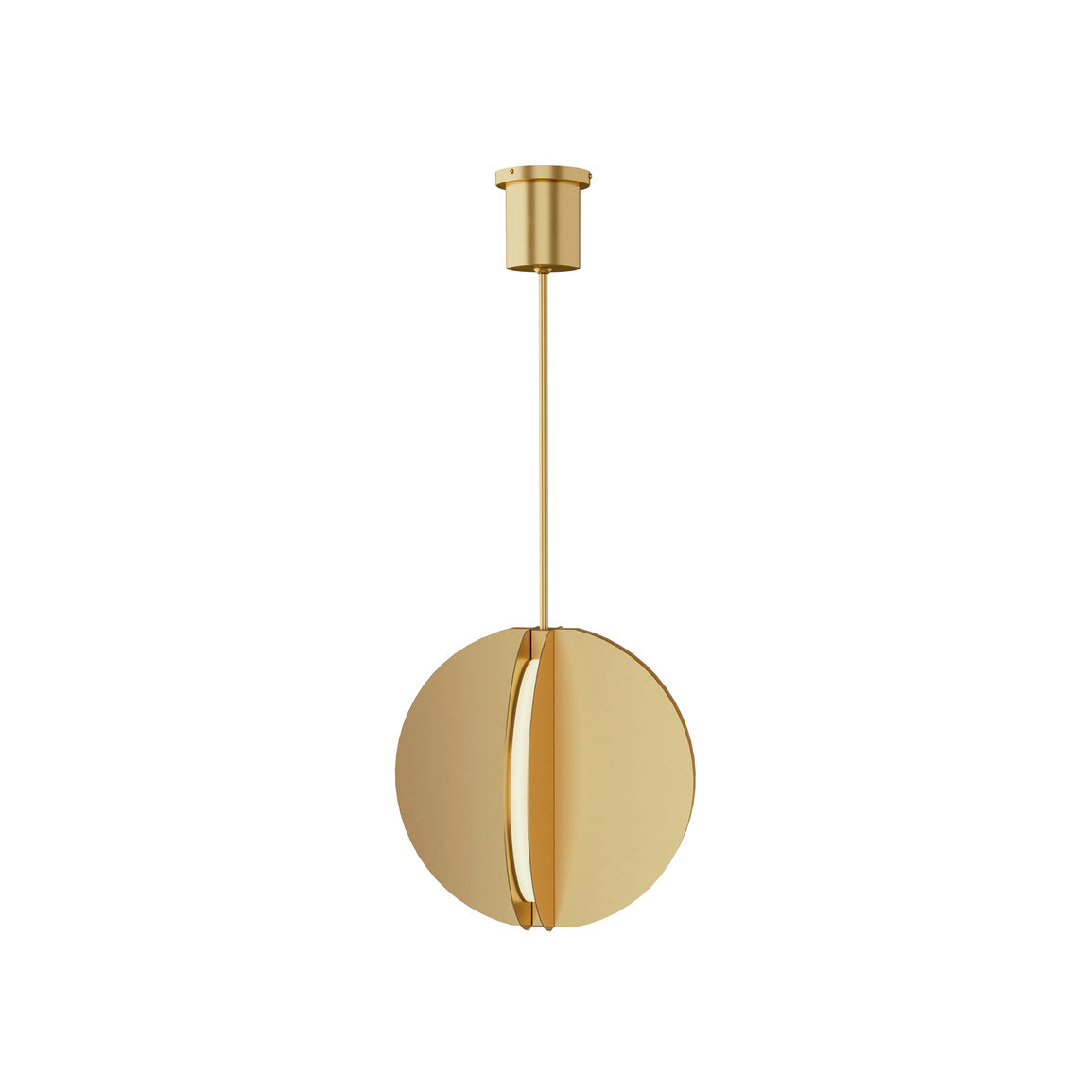 Andrew Martin | Bau Pendant Light, Natural Brass