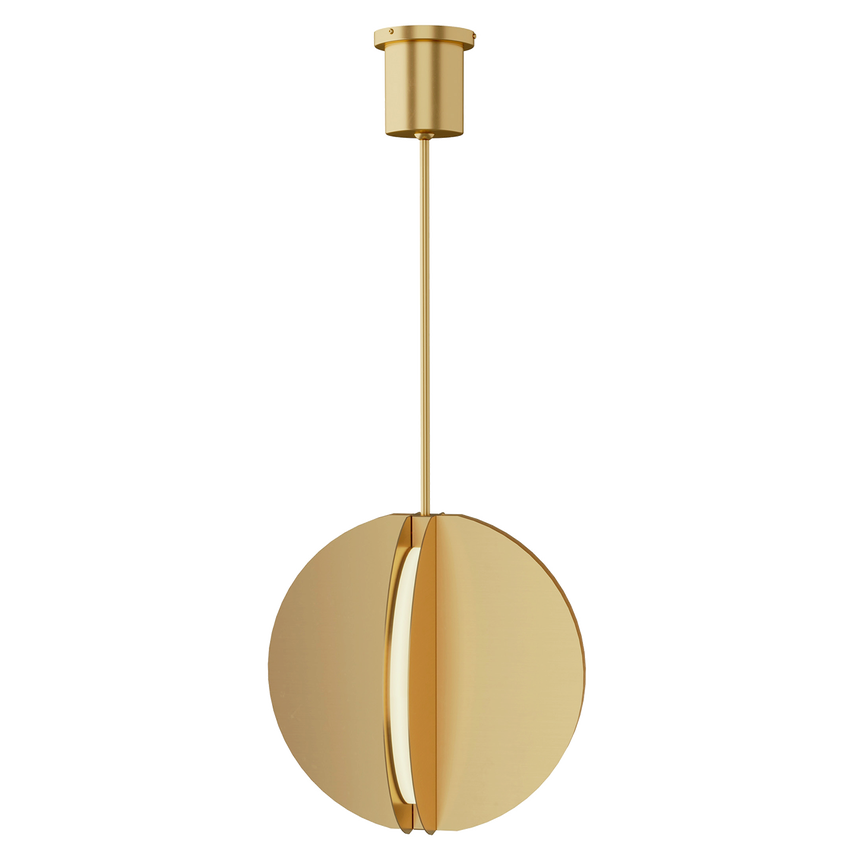Andrew Martin | Bau Pendant Light, Natural Brass
