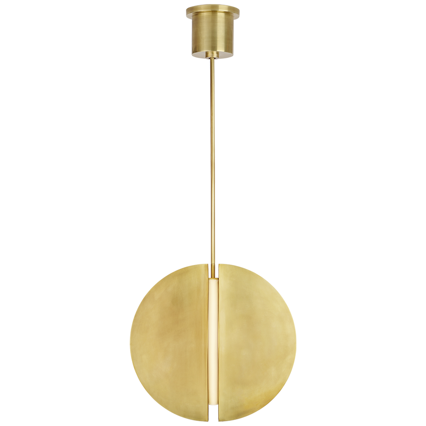 Andrew Martin | Bau Pendant Light, Natural Brass