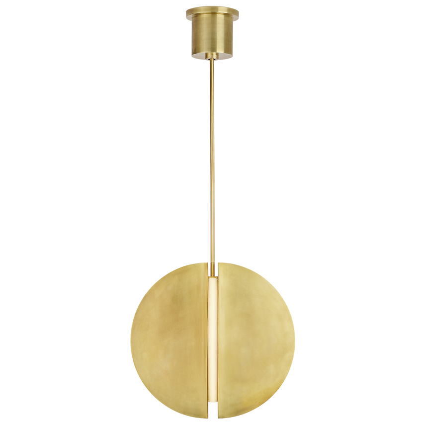 Andrew Martin | Bau Pendant Light, Natural Brass