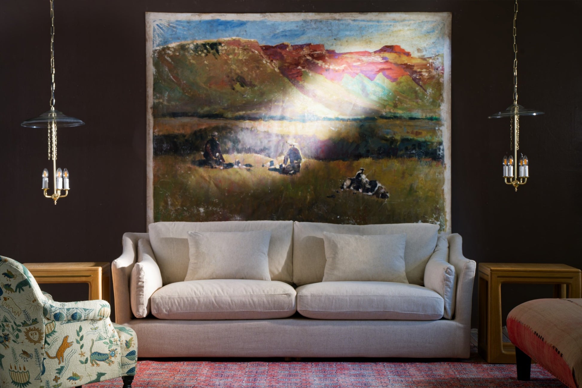 Andrew Martin Lagoon Sofa lifestyle