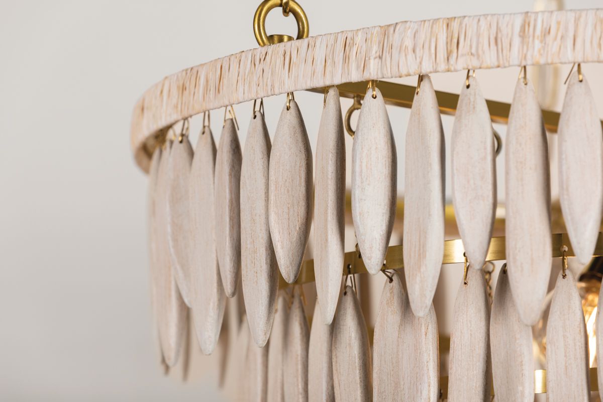 Andrew Martin Tiffany Chandelier lifestyle