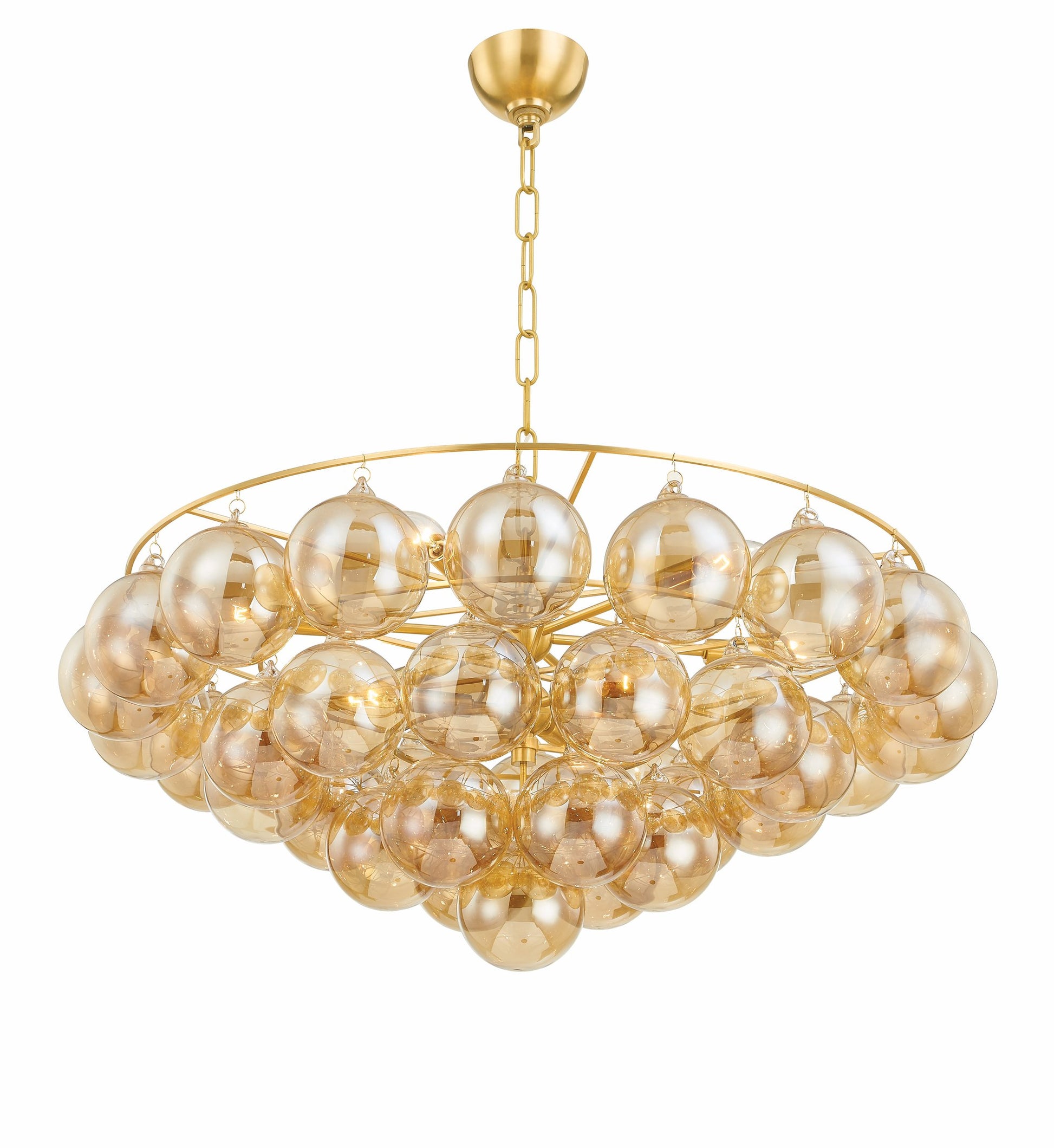 Andrew Martin Mimi Chandelier Aged Brass