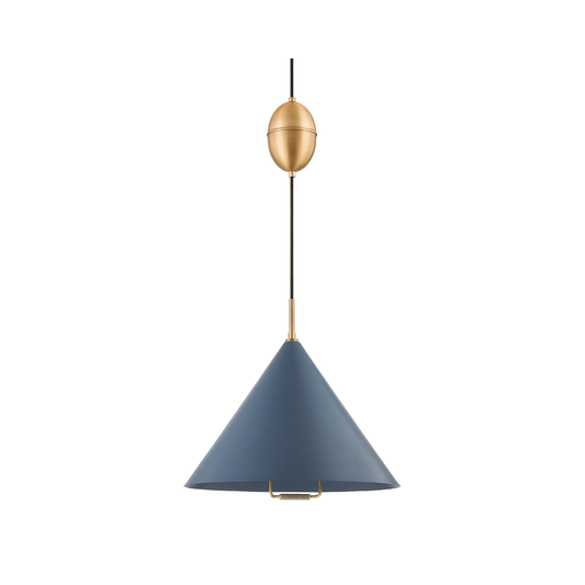 Andrew Martin Fontana Pendant Light Slate Blue