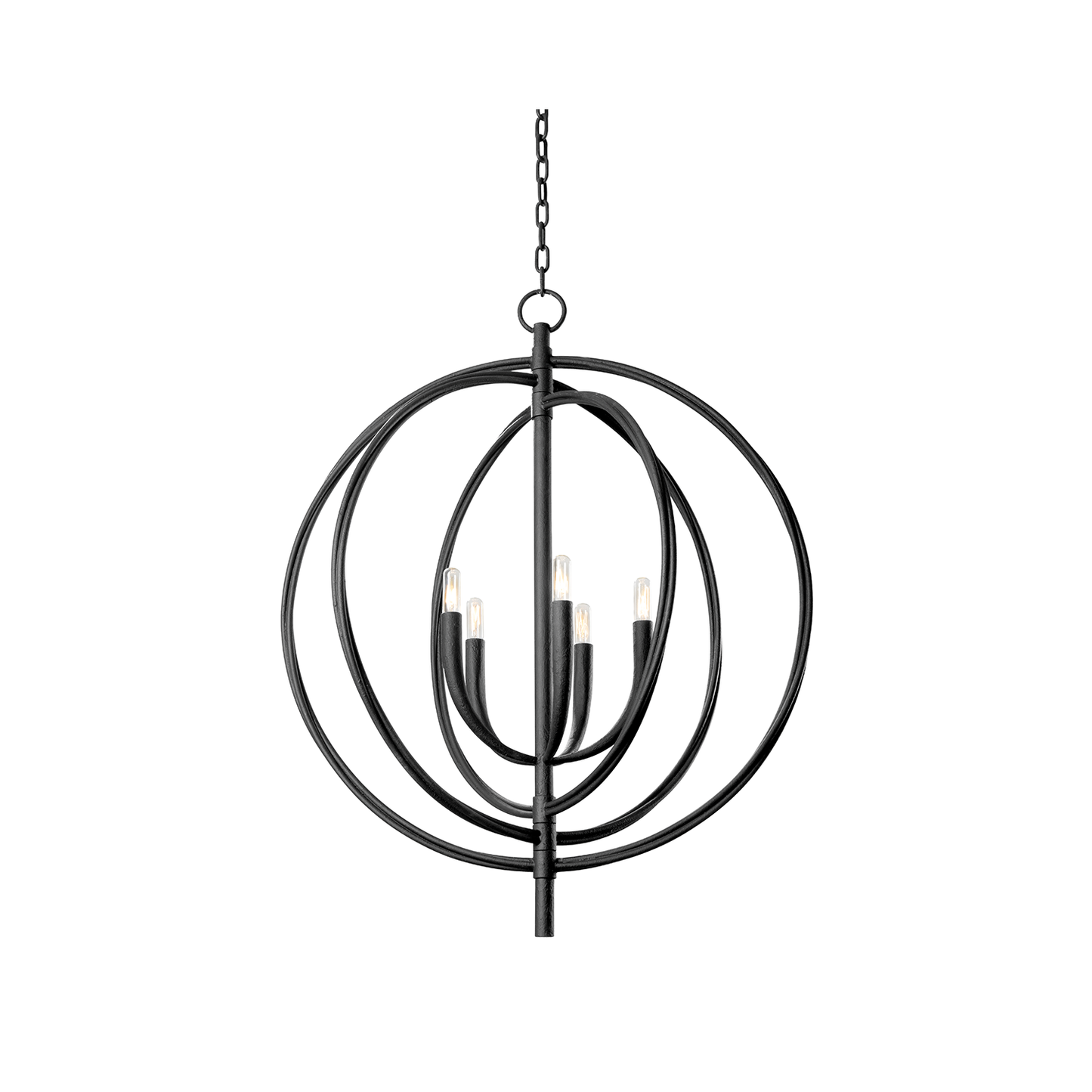 Andrew Martin Fillea Pendant Light Black Iron