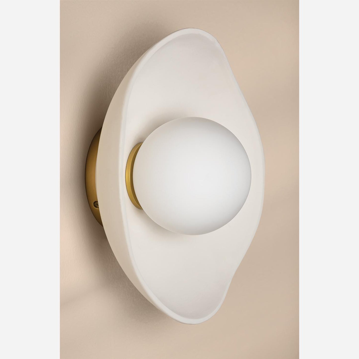Andrew Martin | Bacia Wall Light, Aged Brass