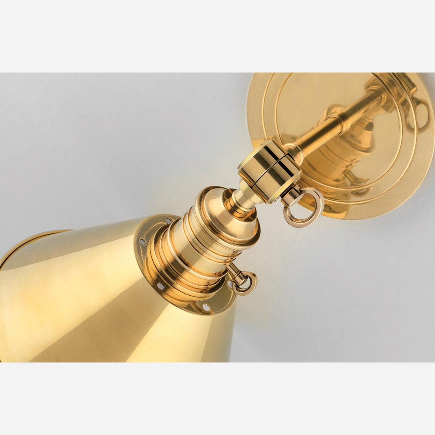 Andrew Martin | Garden City Wall Light, Aged Brass