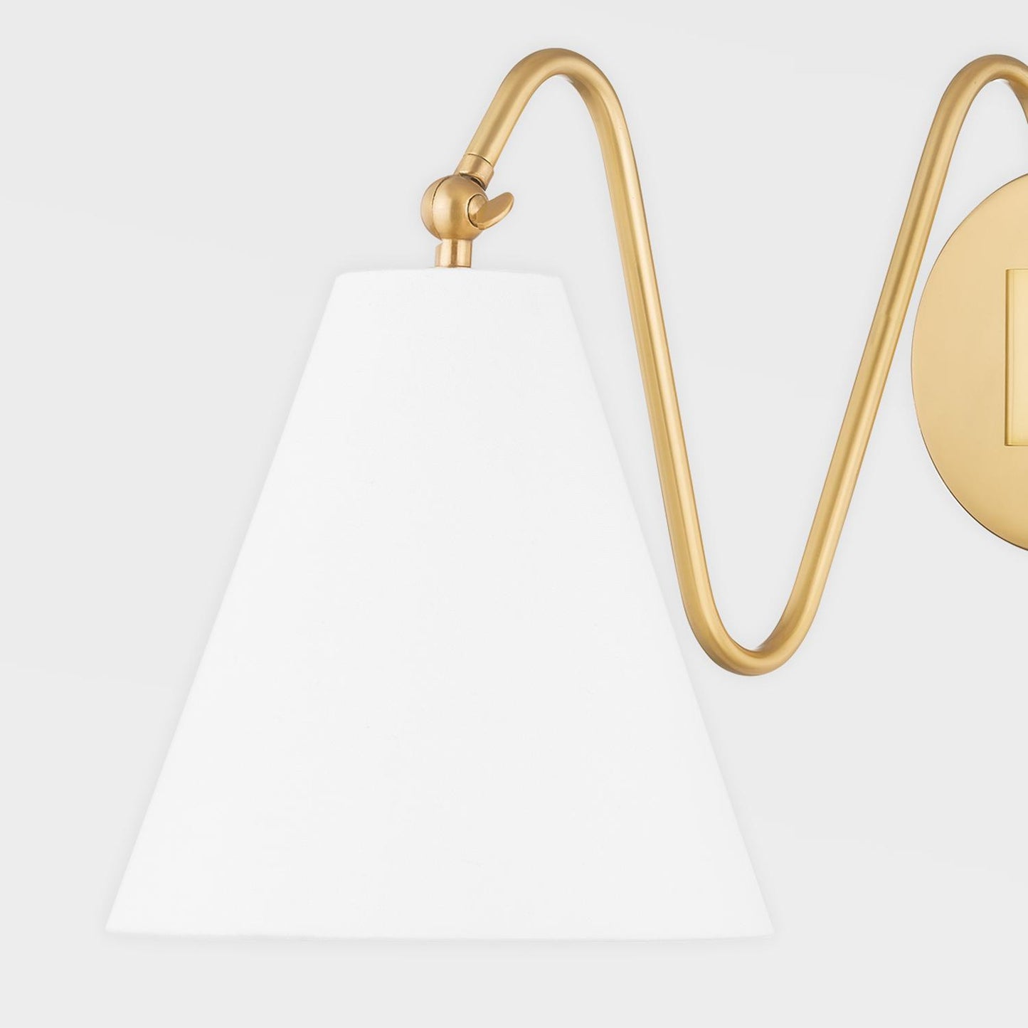 Andrew Martin | Onda Wall Light, Aged Brass